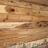 rustic hickory wood floor
