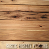 rustic hickory floor